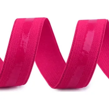 Textilní guma Pruženka se silikonem - růžová (125cm)