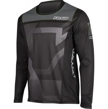 Moto dres YOKO Motokrosový dres KISA černá S (Prodyšný motokrosový dres s výborným střihem.)