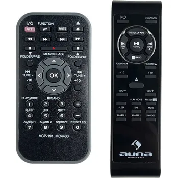 Dálkový ovladač AUNA VCP-191, 10004779 - dálkový ovladač duplikát