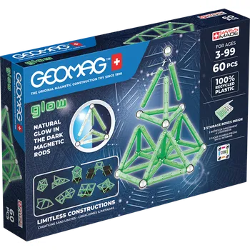 Geomag Glow Recycled 60 dílků