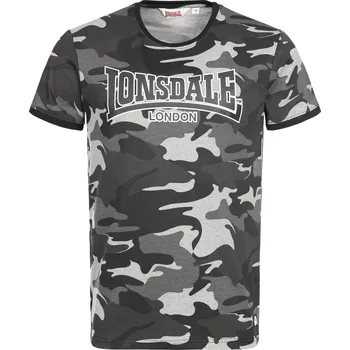 Pánské tričko Pánské tričko Lonsdale Camo Lonsdale šedá 2003924