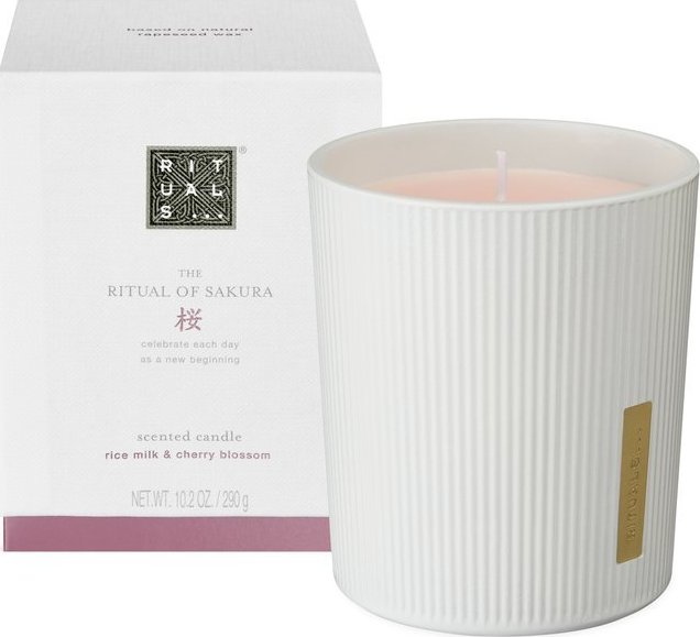 Foto Svíčka Rituals The Ritual of Sakura Scented Candle 290 g Rice Milk