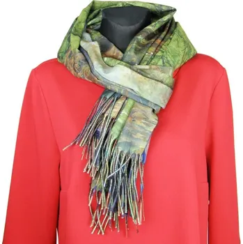 Šála Dámská šála Císařovna v zahradě 2v1 (Oboustranný dámský šál les)