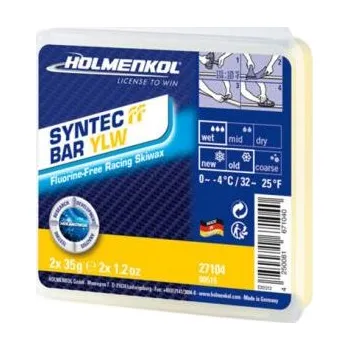 Lyžařský vosk HOLMENKOL Syntec FF Bar YELLOW 2x 35 g