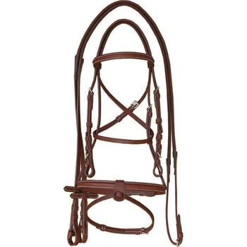 Věšák na sedlo a uzdečku Supreme Uzdečka Stitching SUPREME, hnědá FULL