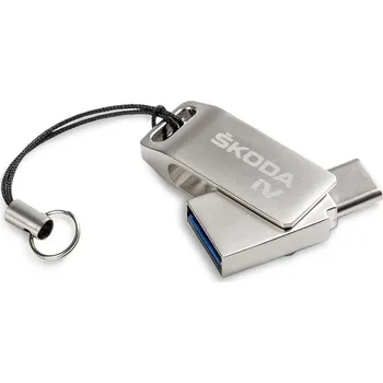 USB flash disk Škoda Duální USB 32 GB iV ŠKODA
