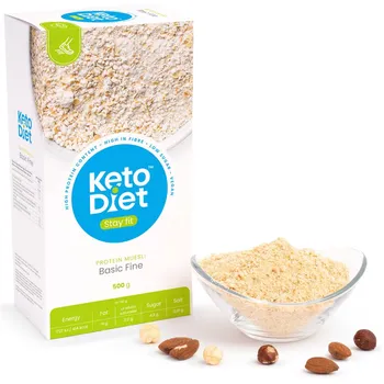 Keto dieta KetoDiet Basic proteinové müsli jemné 500 g