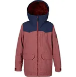 burton Dětská zimní bunda phase jk fired brick/mood indigo