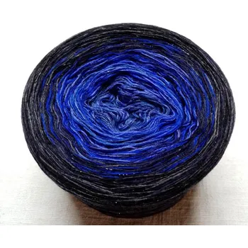 Příze Jiskrná noc merino 3-nitka 1000m s lurexovou nitkou (Duhové klubko Jiskrná noc merino)