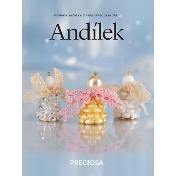 Dětské navlékací korálky KORÁLKOVÁ STAVEBNICE - Andílek z mačkaných perlí PRECIOSA Tee (1ks) (Andílek z mačkaných perlí PRECIOSA Tee)