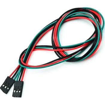 Audio kabel 3-pin DuPont kabel | Female-Female, 70 cm