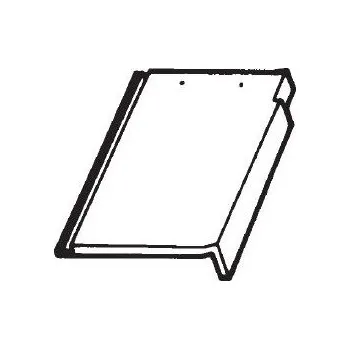 Střešní krytina Střešní krytina Nelskamp Planum krajová pravá / LONGLIFE matt černá, betonová Spotřeba dle způsobu pokládky