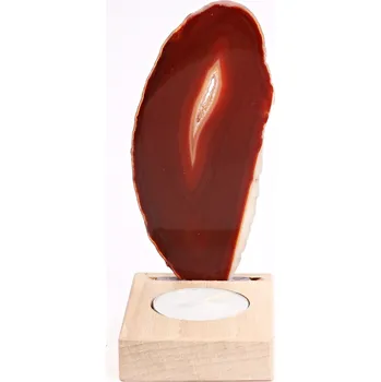 Svícen Magieprirody.cz Achátový svícen plát 12 cm - Top kvalita #416