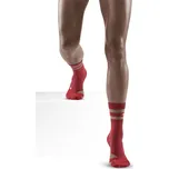 CEP Vysoké outdoorové kompresní ponožky MERINO (80. léta) Dámské Velikost: II, Barvy: berry/sand