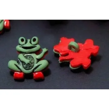 Knoflík Knoflík dětský - žába 18mm