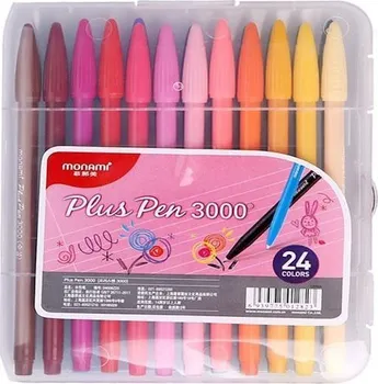 Monami Popisovač Plus Pen 3000 sada 24 barev