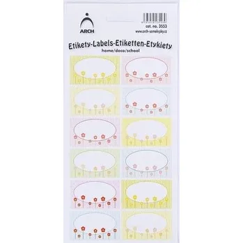 Speciální papír Samolepící etikety -jarní louka