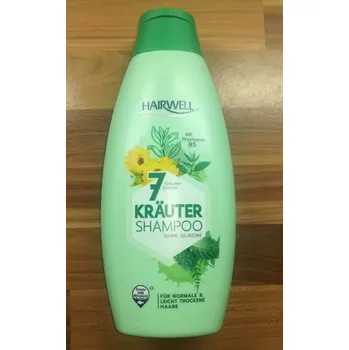 Šampon Heirwell 7 bylin šampon pro normální a lehce mastící se vlasy s provitaminem B5 500 ml