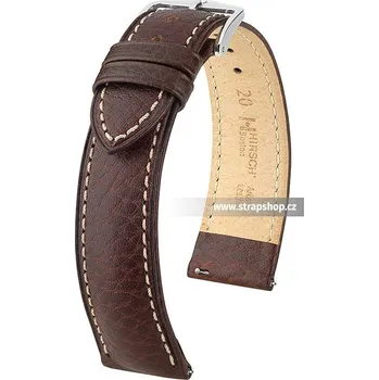 Řemínek na hodinky Řemínek k hodinkám HIRSCH Boston hnědá (10) 20 mm pánský