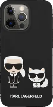 Pouzdro na mobilní telefon Karl Lagerfeld Karl and Choupette pro Apple iPhone 13 Pro