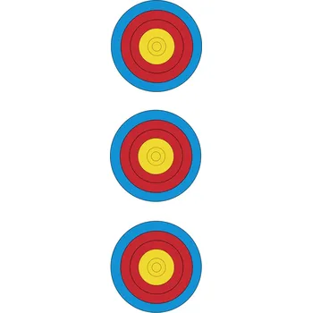 Lukostřelecký terč YATE Terč „SEMAFOR“ polyester 3x20 cm, sada 10 ks
