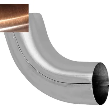 okap Svodové koleno 70° 80 mm / měď