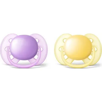 Philips Avent Šidítko Ultrasoft 6-18 m. 2 ks. > varianta SCF211 dívka