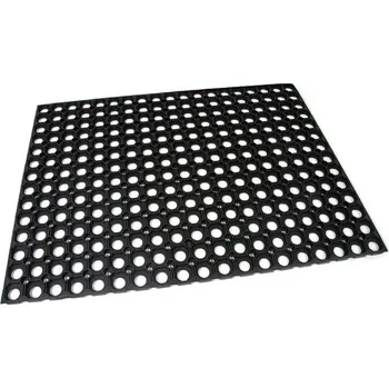 Rohožka Floma Honeycomb obdélníková vstupní rohož černá