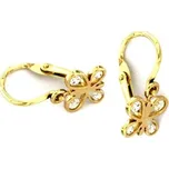 Zlatnictví U Kostela Dětské zlaté náušnice motýlek 239100293B 261975800