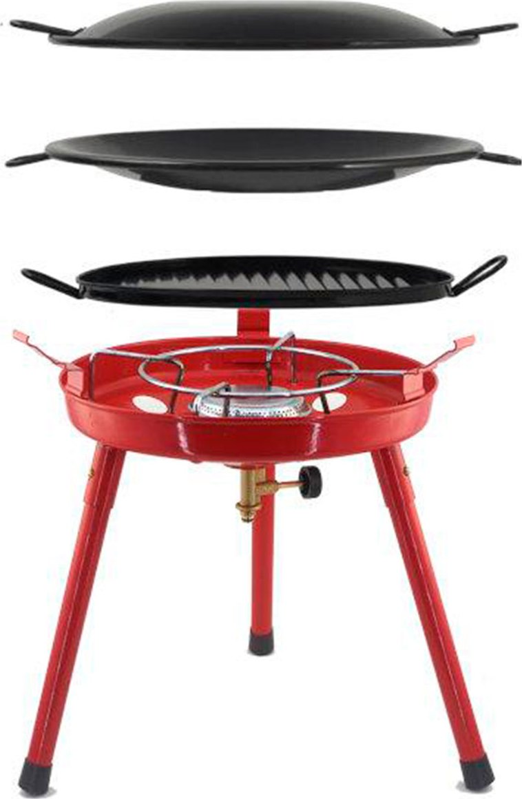 YATE Víceúčelový vařič & gril, 3nohy, plotýnka 40 cm, GR-823