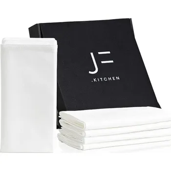 Utěrka Jídelní ubrousky JF.kitchen® 6 kusů, extra kvalitní bavlna,bílé,6ks
