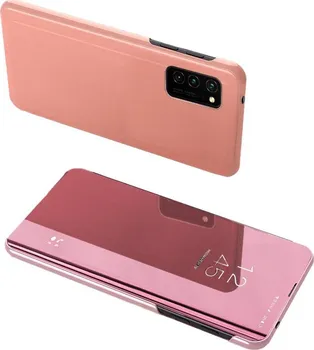 Pouzdro na mobilní telefon Forcell Clear View pro Xiaomi Redmi K40 Pro+/K40 Pro/K40/Poco F3 růžové