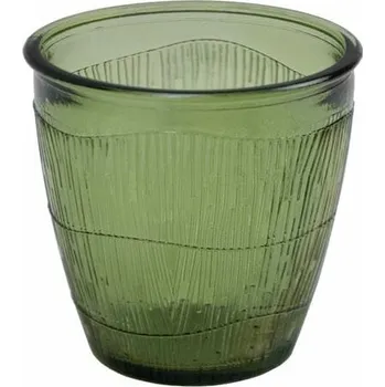 Sklenice Mediterranea Lifestyle ECO Sklenice z recyklovaného skla, 0,3 L, olivově zelená (balení obsahuje 6ks)|Ego Dekor
