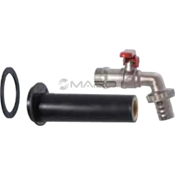 Vodovodní kohout Kohout kulový s pákou 3/4" s prodloužením pro IBC nádrže, 50500TS