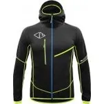 Crazy Idea Jacket Flame Man energy L; Černá bunda + DÁREK DLE VÝBĚRU!