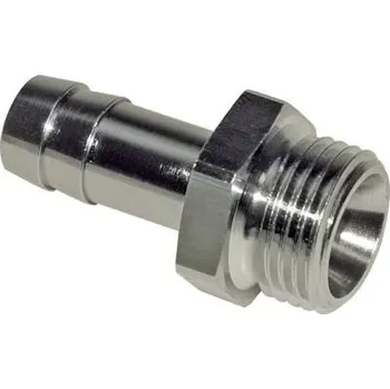 Zahradní hadice HADICOVÝ TRN AG MS/NI ZÁŘEZNÝ PN16 Bar - vnější AG 1/8", trn 4 mm, CH=14 mm