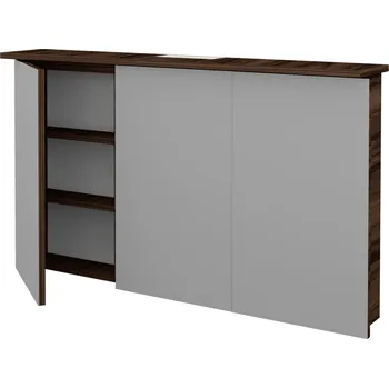 Zrcadlo Dřevojas třídvéřová galerka SANI GA3O 120 Barevné provedení: D16 Beton tmavý