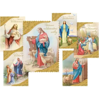 MFP pohlednice velikonoce 121 E výsek+UV+glitr 1300164