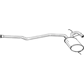 Výfukový systém Střední tlumič výfuku BOSAL 283-219