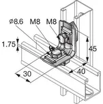 HILTI Zesílený uhelník MM-AH-90