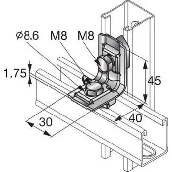 Čerpadlo HILTI Zesílený uhelník MM-AH-90
