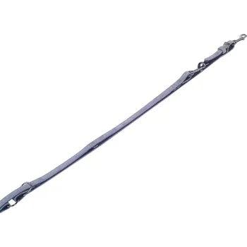 Vodítko pro psa Nobby VELOURS vodítko ze semišové kůže S-M 2 m šedá