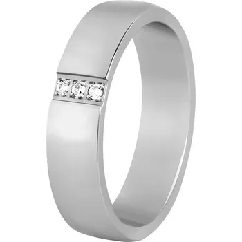 Prsten Beneto Dámský snubní prsten z oceli SPD01 58 mm + 2 měsíce na vrácení zboží
