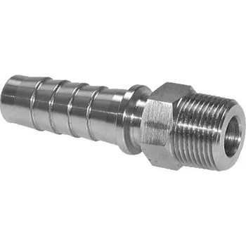 Zahradní hadice HADICOVÝ TRN AG SS EN 14423 - PN 25 bar/60°C, nerez trn 13 mm vnější z. AG1/2"