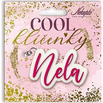 Nekupto Dárková klíčenka se jménem Nela