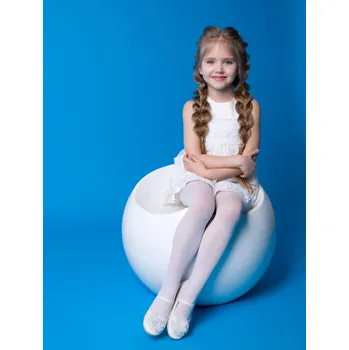 Dívčí kalhoty Dětské silonkové kalhoty JANA 40 bílé Velikosti dětské silonky: 140 - 146 (10-11 let)