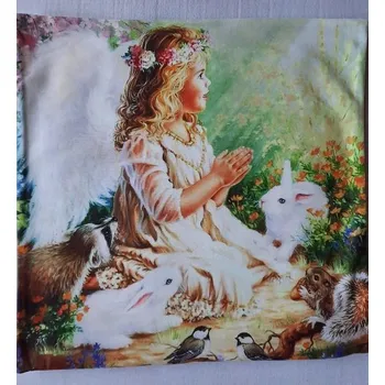 Povlak na dekorativní polštářek Povlak na polštářek velikonoční a vánoční Andělíček