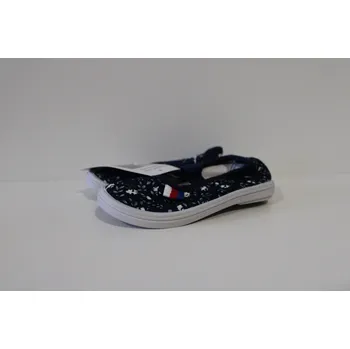 MCK COMMERCE LTD. CVIČKY, JARMILKY DĚTSKÉ - tmavě modrá kytička Velikost: 24