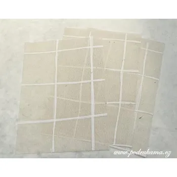 Umělecký papír Sapaimport Japonský ruční papír - čtverce velké Velikost: 23x32 cm