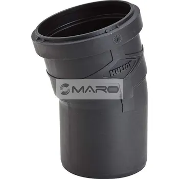 Instalatérský materiál Huliot Ultra Silent Koleno odpadní USB tiché 15° 160 mm, 7070060170